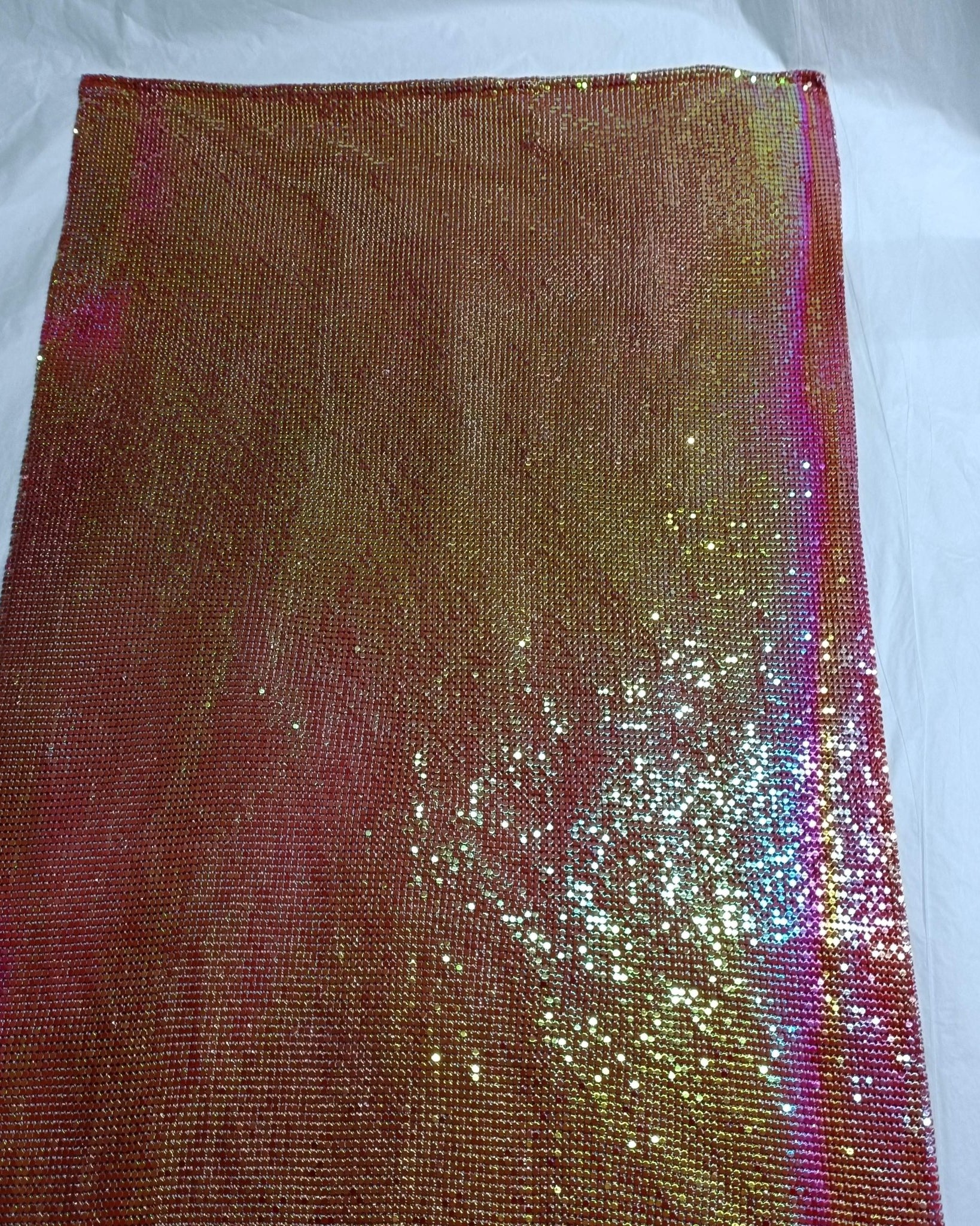 Aluminum Metal Mesh | Colorful Red - Atelier Rioux Fabric Store