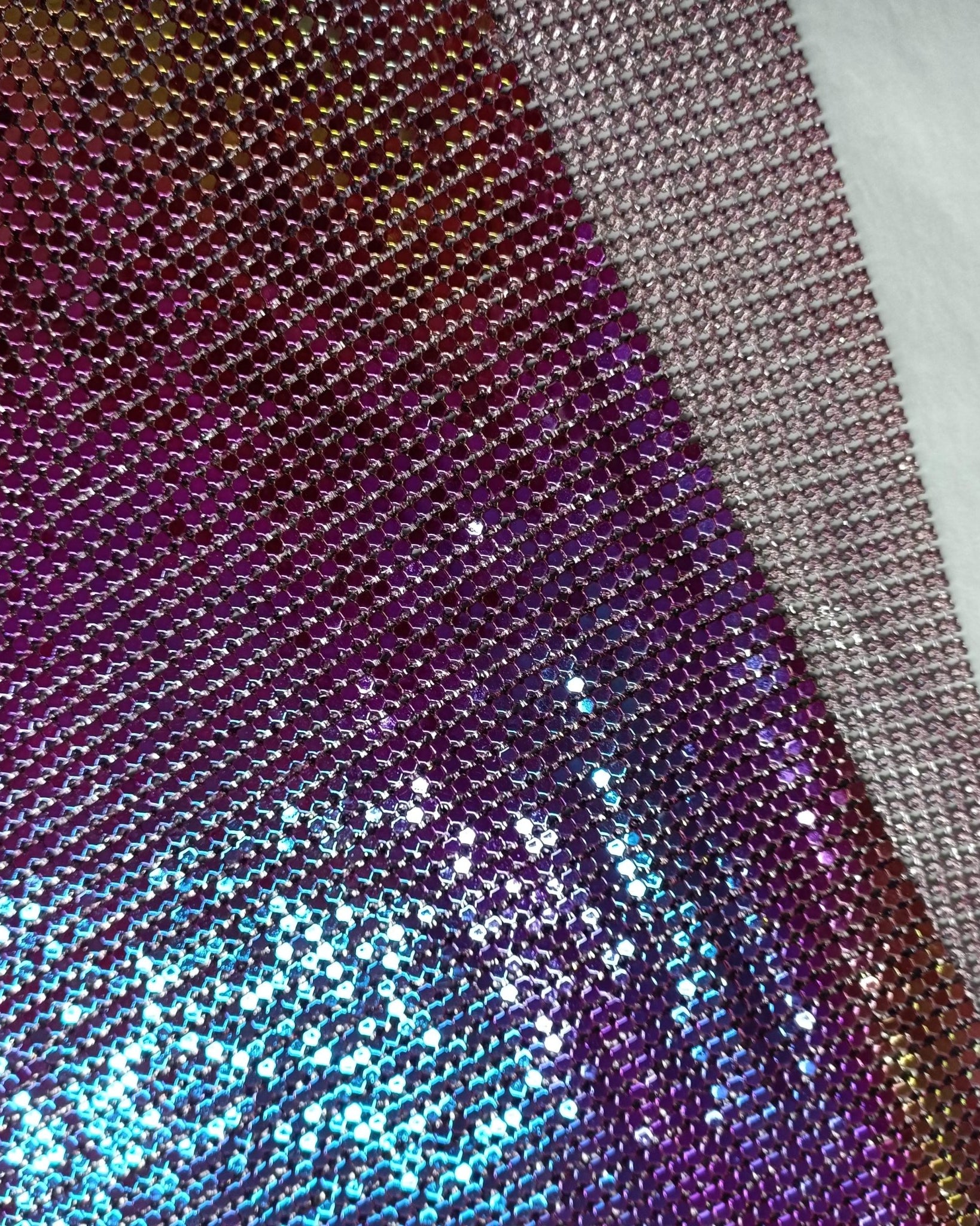 Aluminum Metal Mesh | Colorful Violet - Atelier Rioux Fabric Store