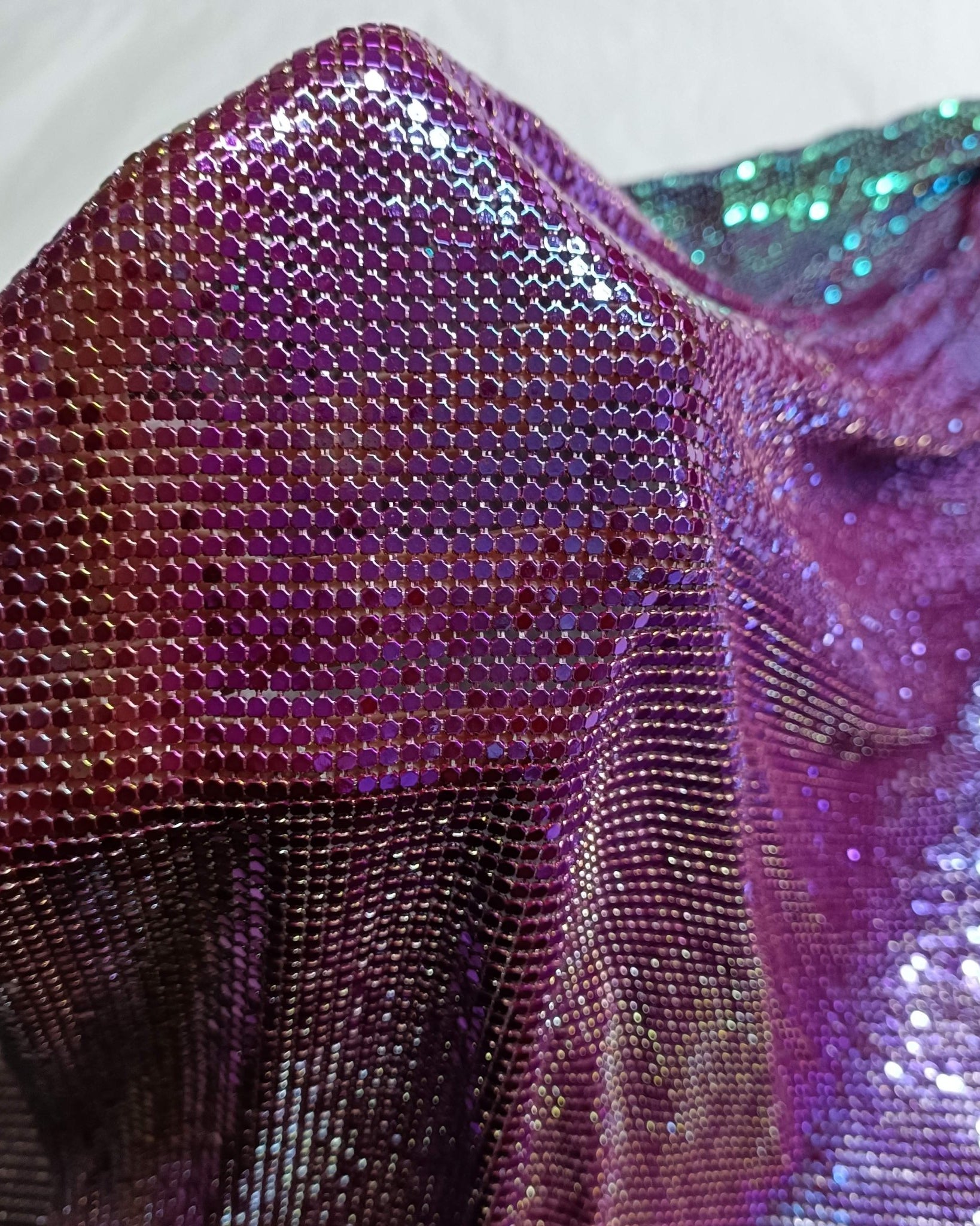 Aluminum Metal Mesh | Colorful Violet - Atelier Rioux Fabric Store