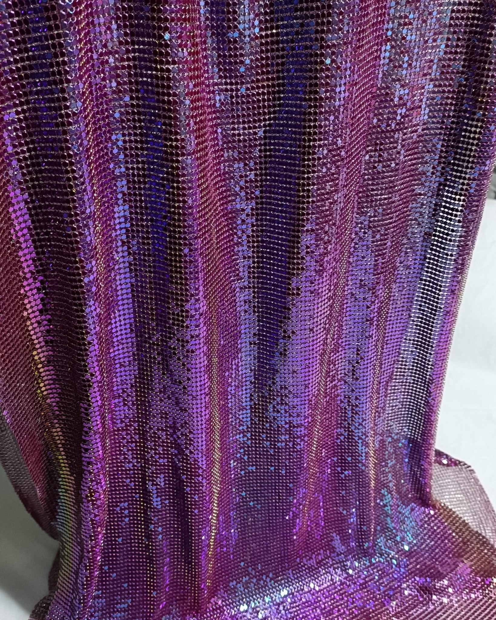 Aluminum Metal Mesh | Colorful Violet - Atelier Rioux Fabric Store