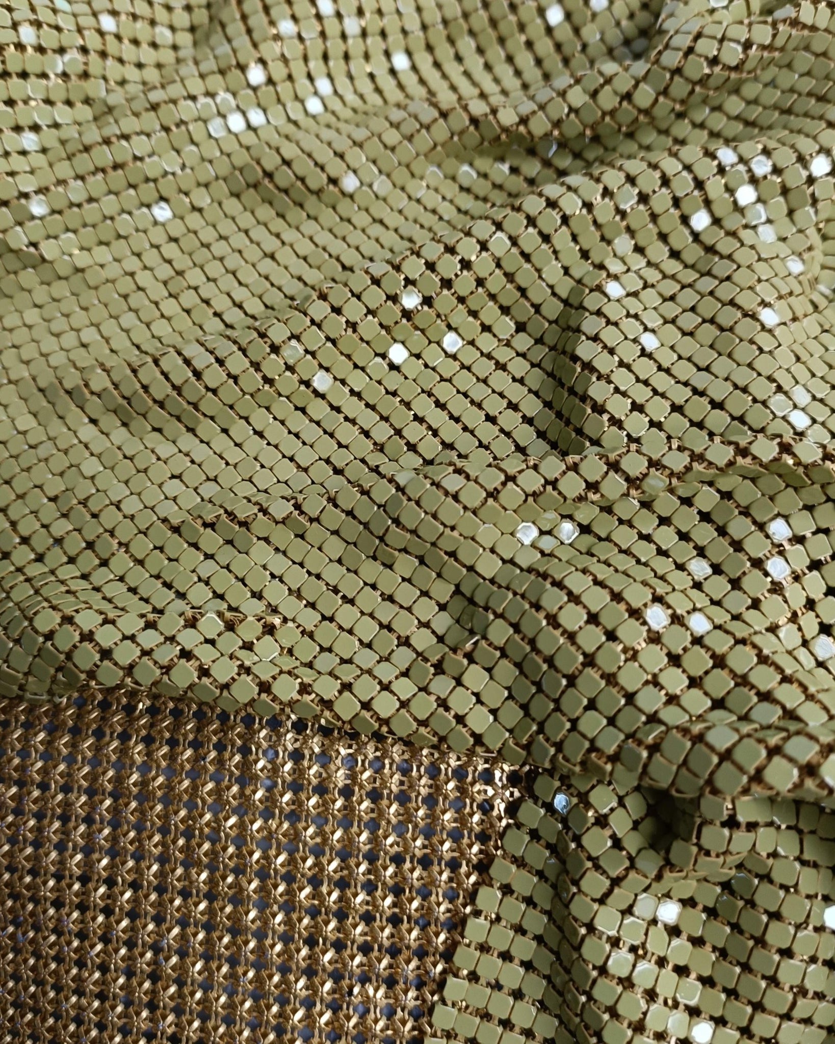 Aluminum Metal Mesh | Spray Paint Yellow - Atelier Rioux Fabric Store