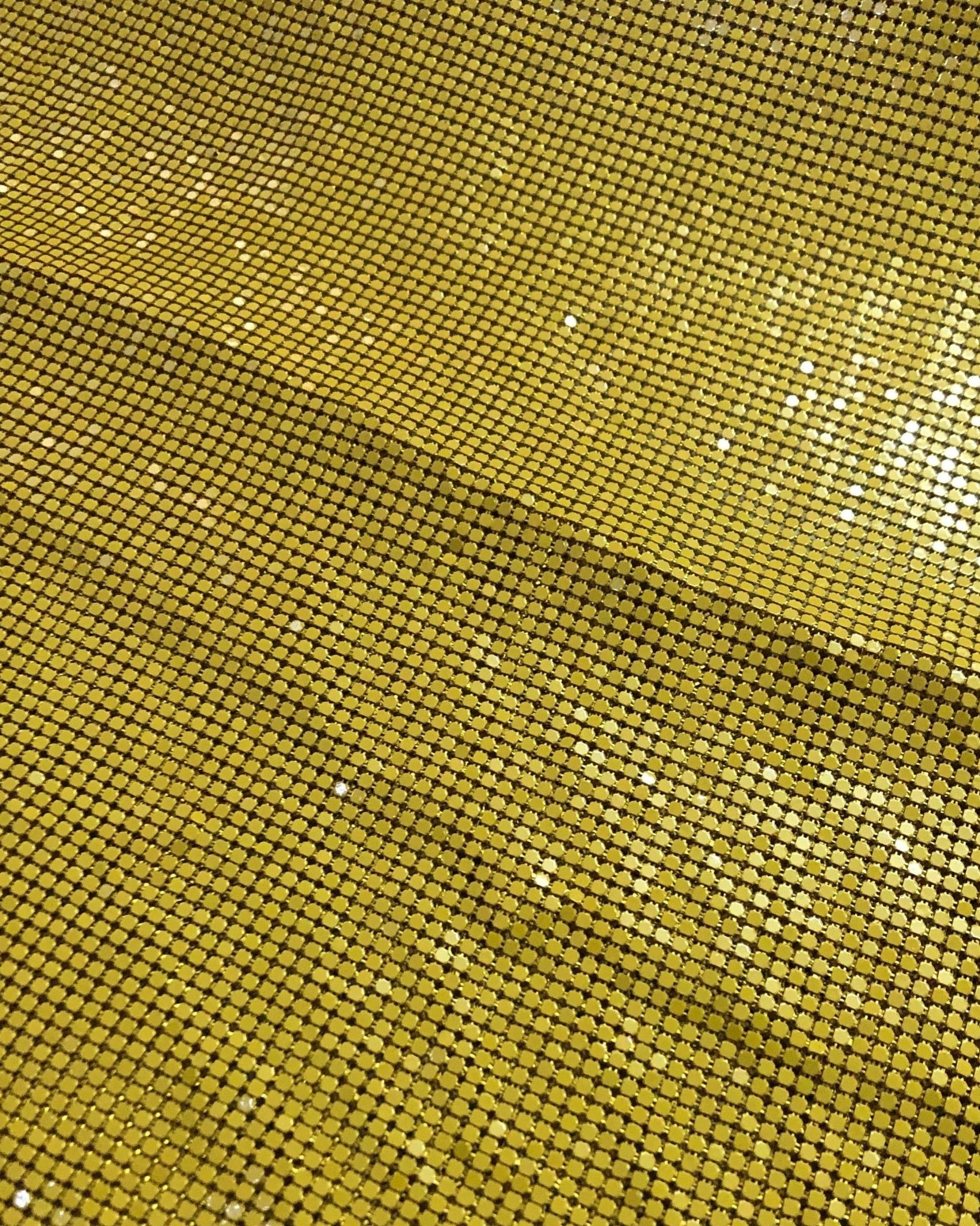 Aluminum Metal Mesh | Yellow - Atelier Rioux Fabric Store