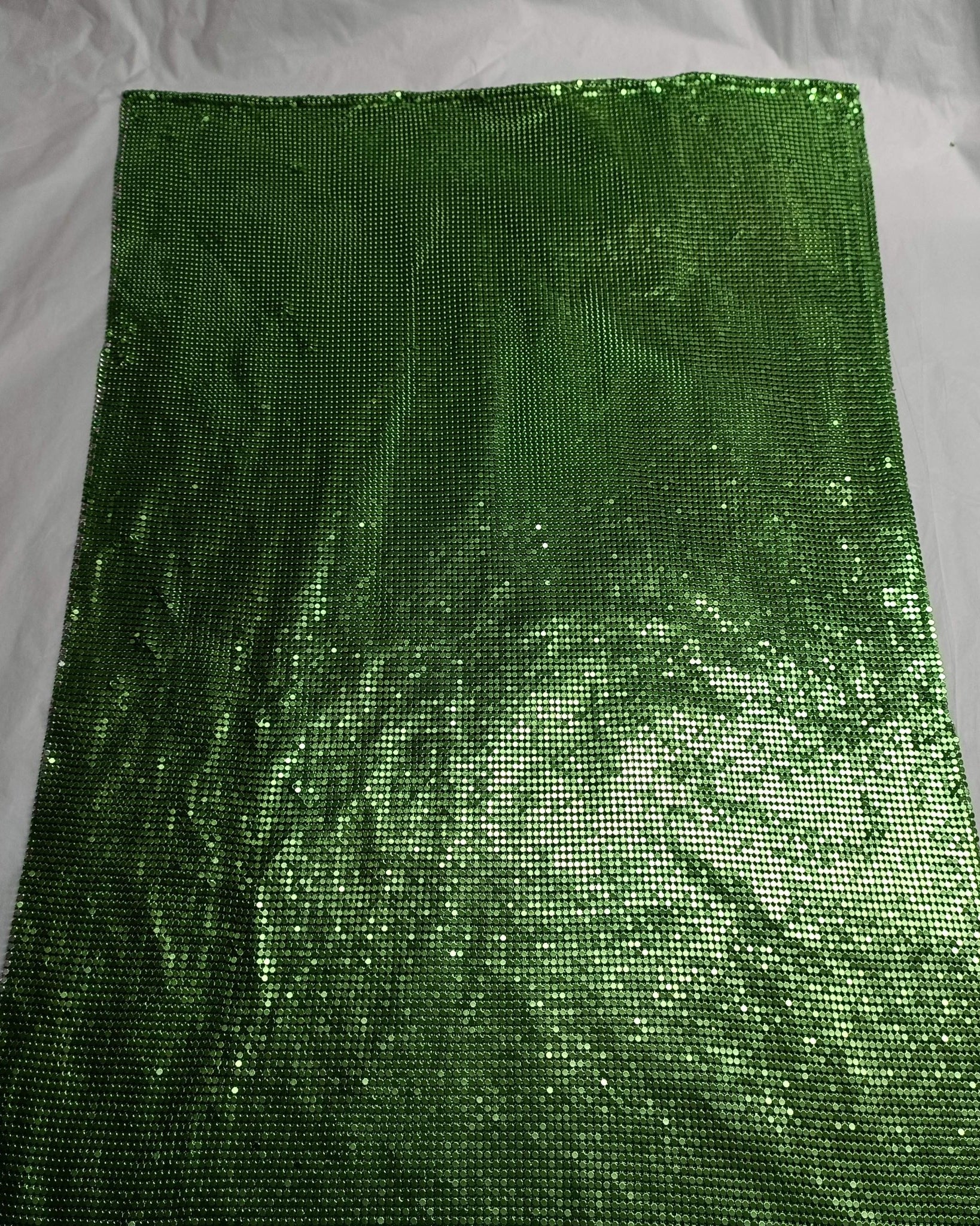 Apple Green Aluminum Metal Mesh - Atelier Rioux Fabric Store