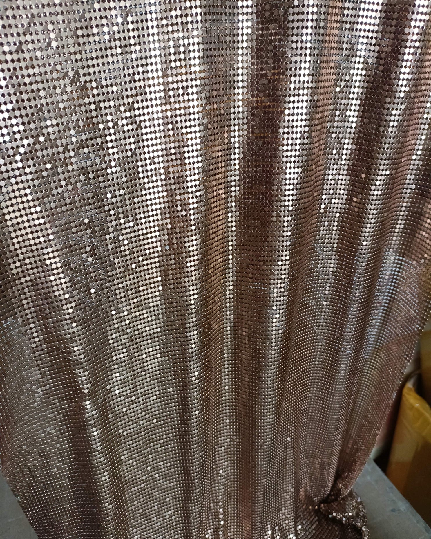 Bronze Aluminum Metal Mesh - Atelier Rioux Fabric Store
