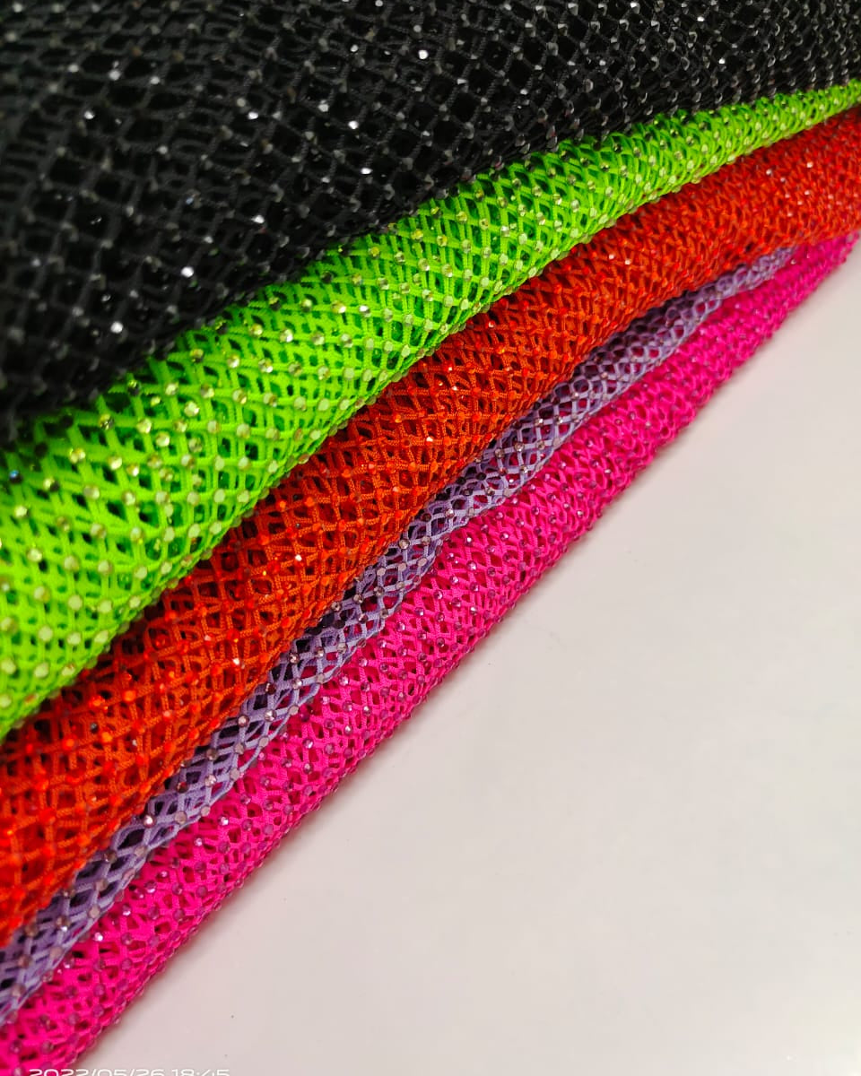 crystal mesh fabric