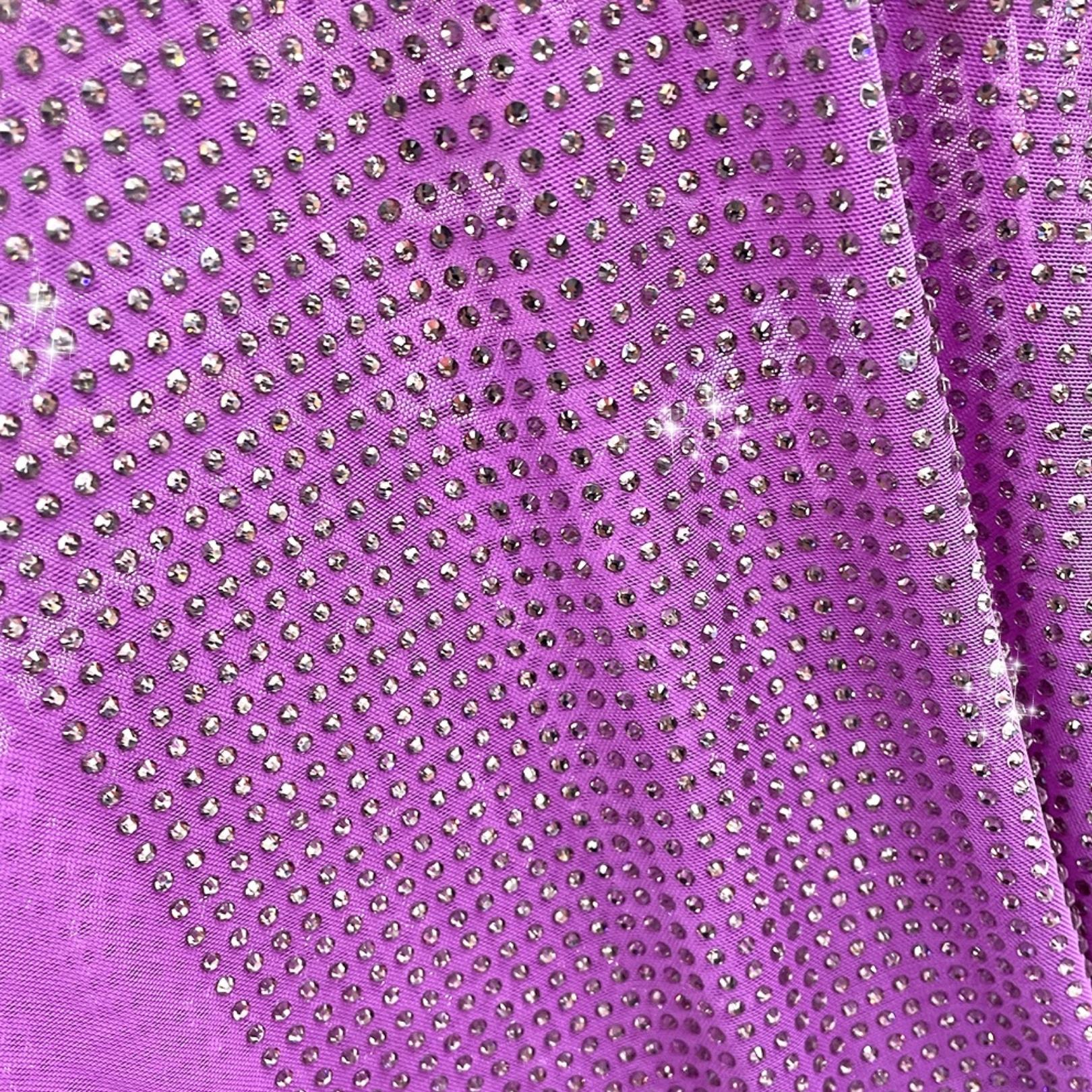swarovski crystal lycra fabric