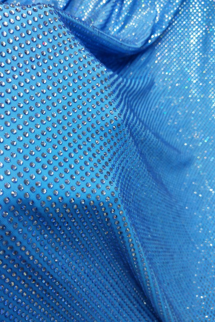 swarovski rhinestone crystal stretchable fabric