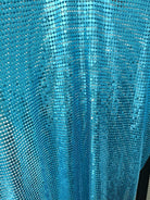 Aluminum Metal Mesh | Aquamarine Blue - Atelier Rioux Fabric Store