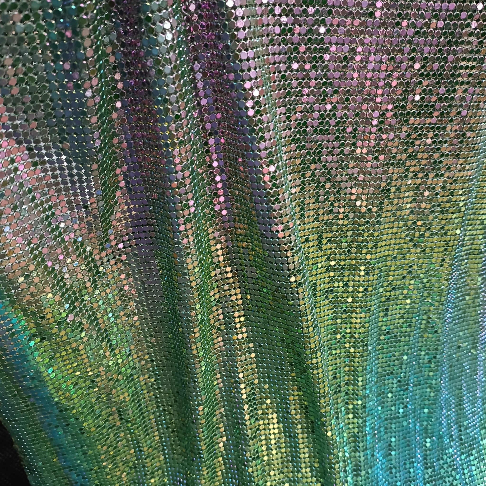 Aluminum Metal Mesh | Colorful Green - Atelier Rioux Fabric Store