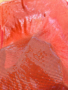 Aluminum Metal Mesh | Spray Paint Orange - Atelier Rioux Fabric Store