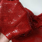 Aluminum Metal Mesh | Spray Paint Red - Atelier Rioux Fabric Store