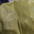 Aluminum Metal Mesh | Spray Paint Yellow - Atelier Rioux Fabric Store