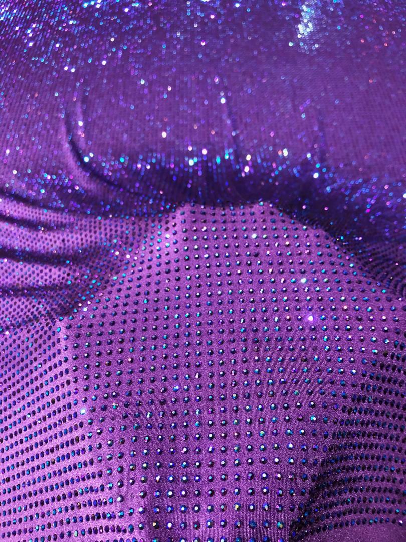 Amethyst AB in Purple Fabric - Atelier Rioux Fabric Store