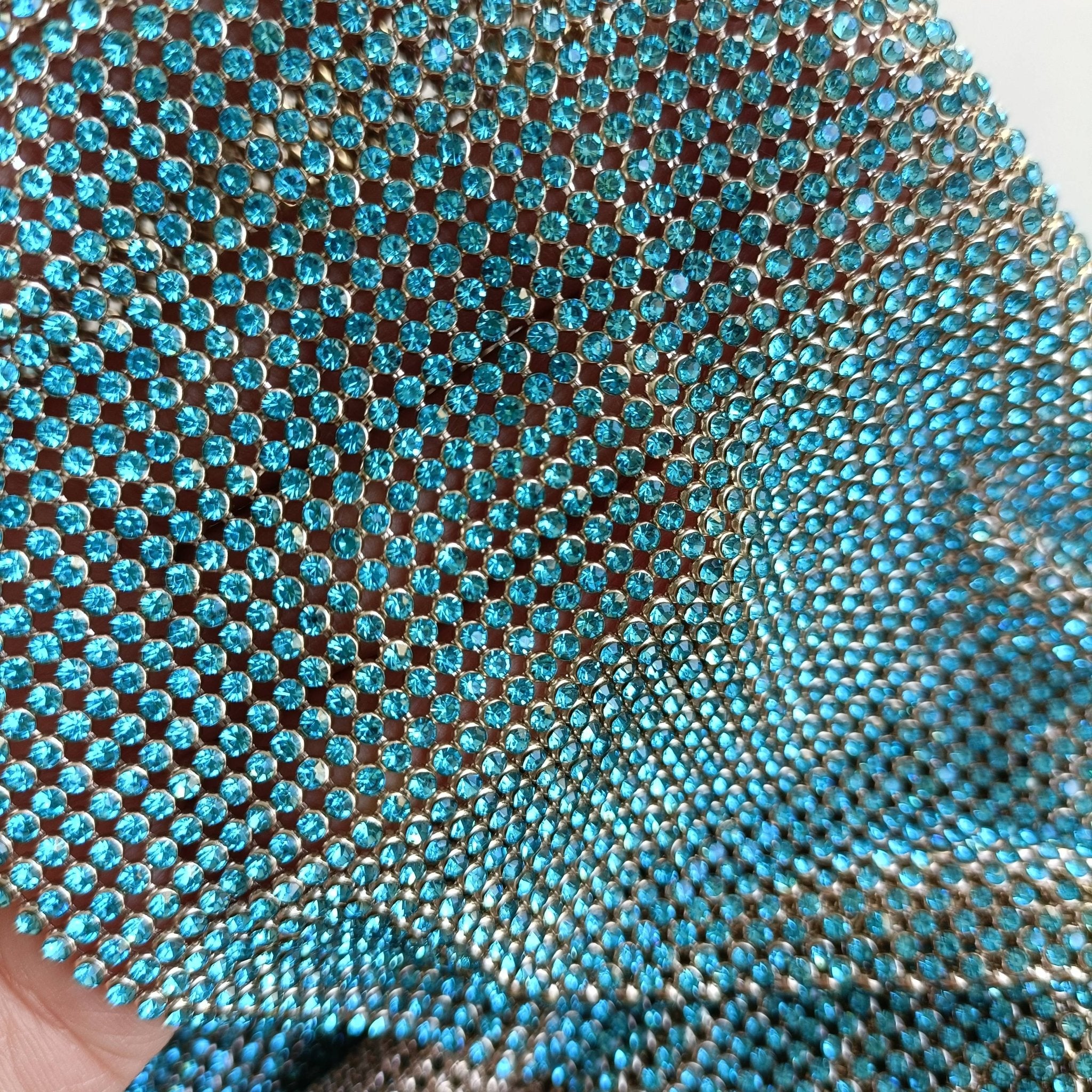 Aquamarine in LT Gold Case - Atelier Rioux Fabric Store