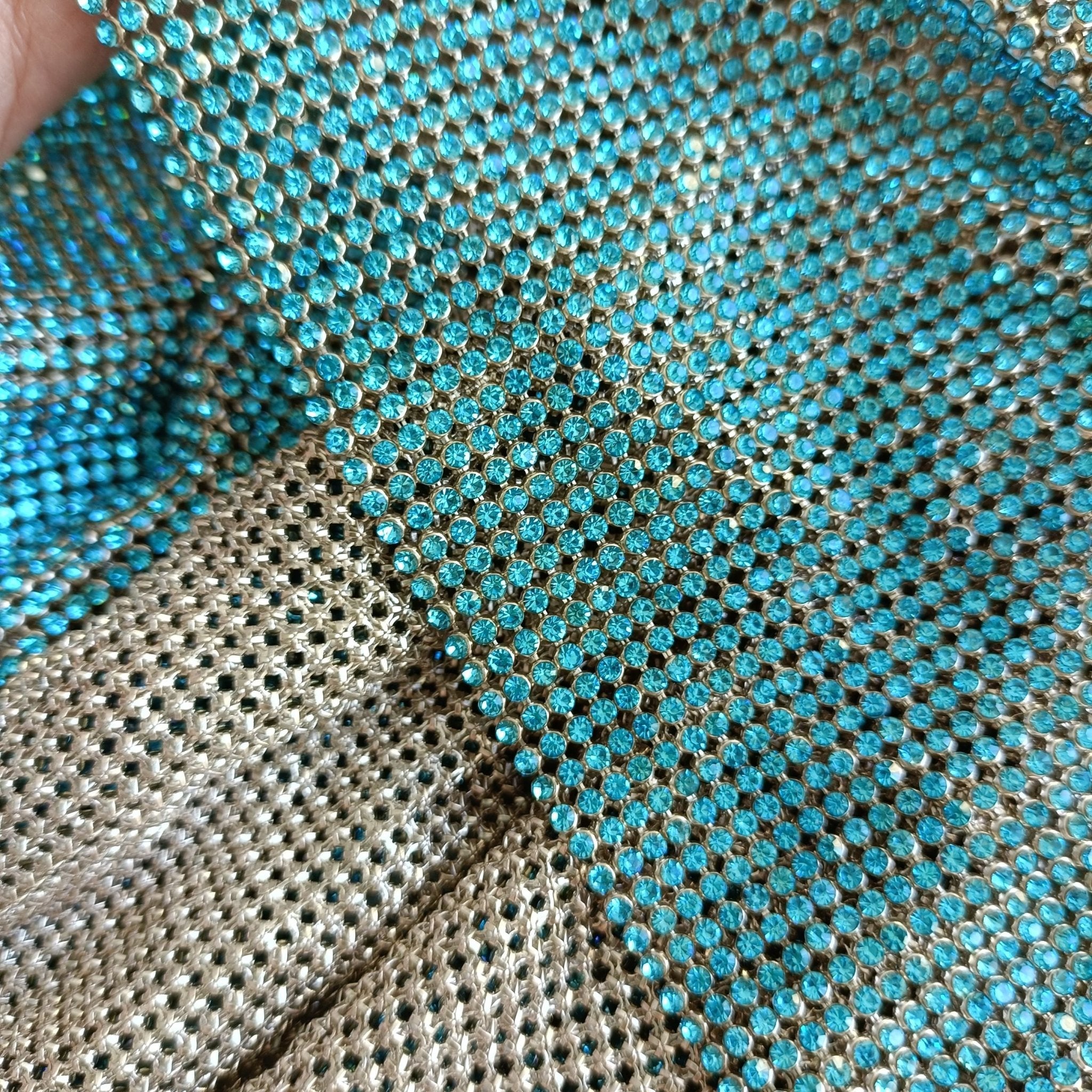 Aquamarine in LT Gold Case - Atelier Rioux Fabric Store