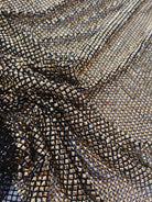 Aurum in Black Net - Atelier Rioux Fabric Store