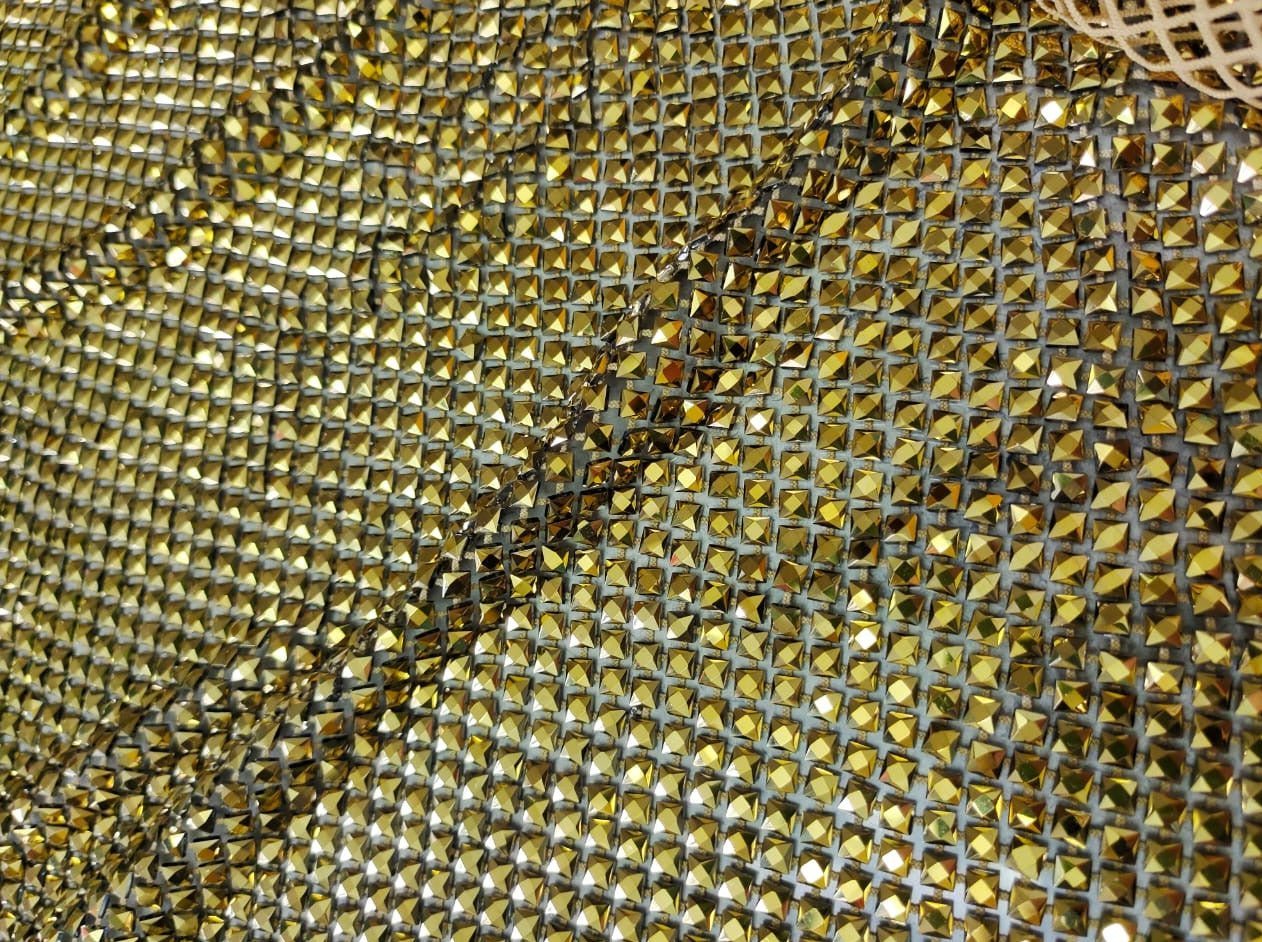 Aurum in Nude Fishnet - Atelier Rioux Fabric Store