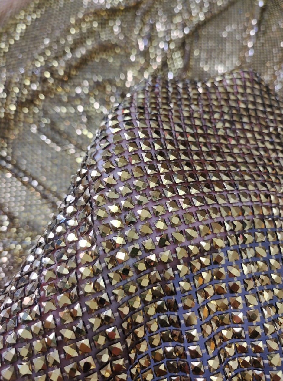 Aurum in Nude Fishnet - Atelier Rioux Fabric Store