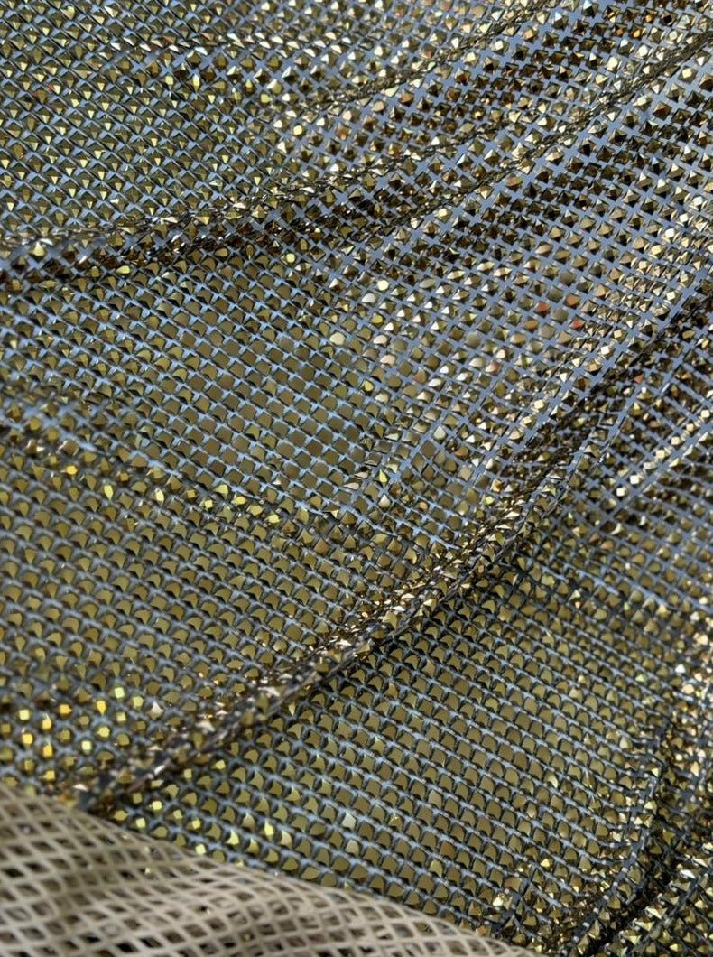 Aurum in Nude Fishnet - Atelier Rioux Fabric Store