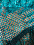 Blue Zircon in Blue Fishnet - Atelier Rioux Fabric Store