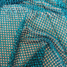 Blue Zircon in Blue Fishnet - Atelier Rioux Fabric Store