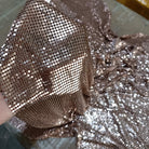 Bronze Aluminum Metal Mesh - Atelier Rioux Fabric Store