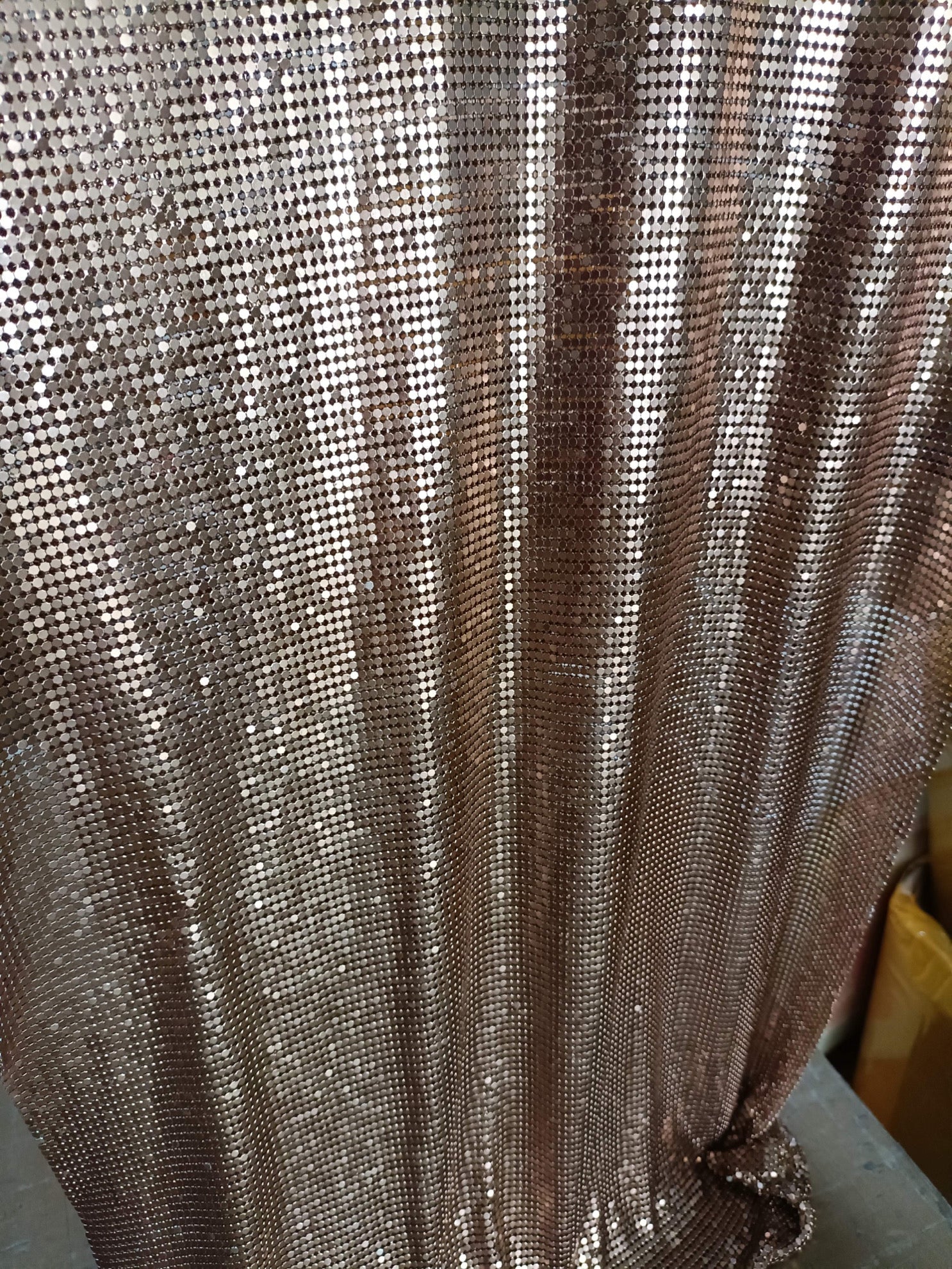 Bronze Aluminum Metal Mesh - Atelier Rioux Fabric Store