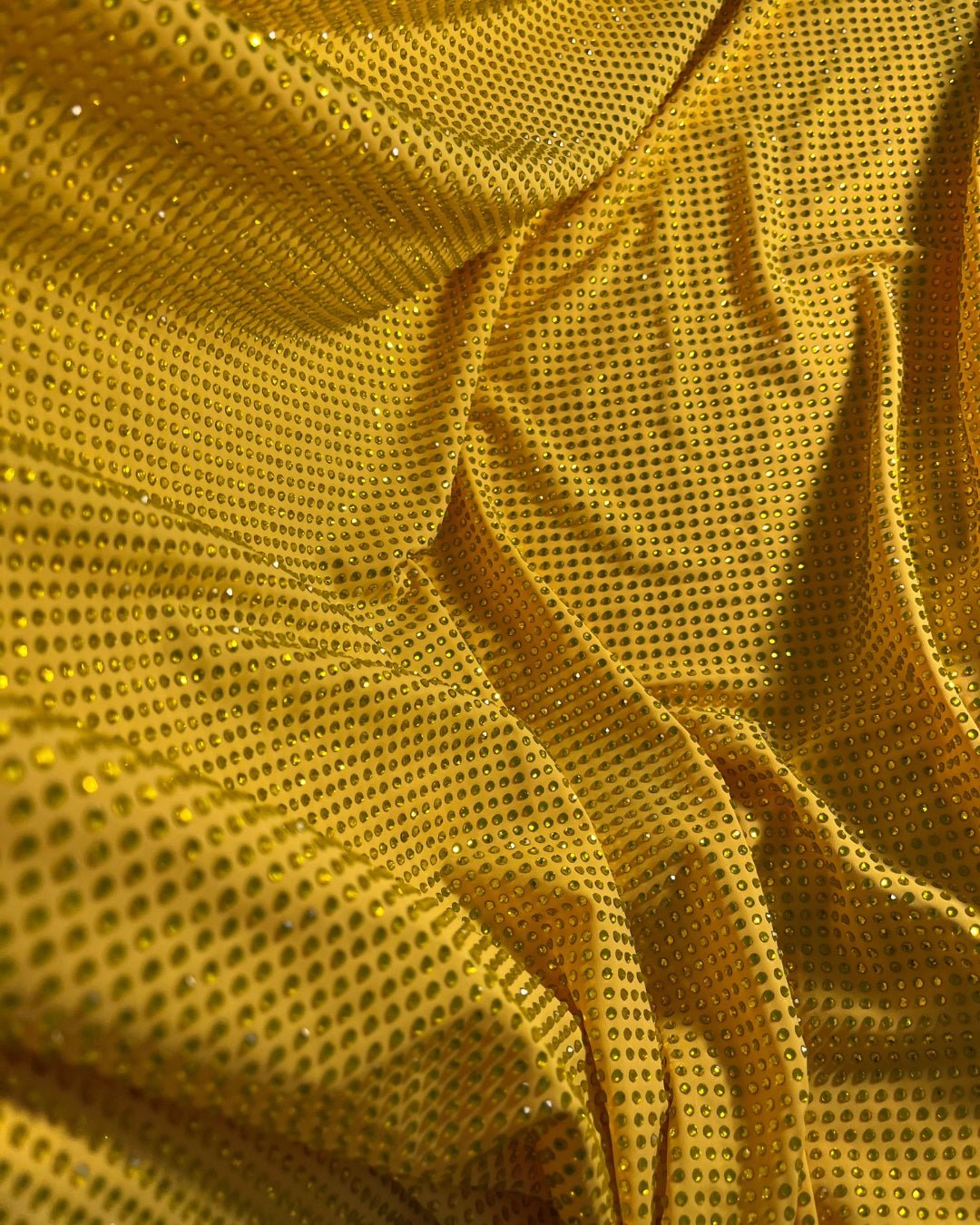 Citrine Crystal in Yellow Fabric - Atelier Rioux Fabric Store