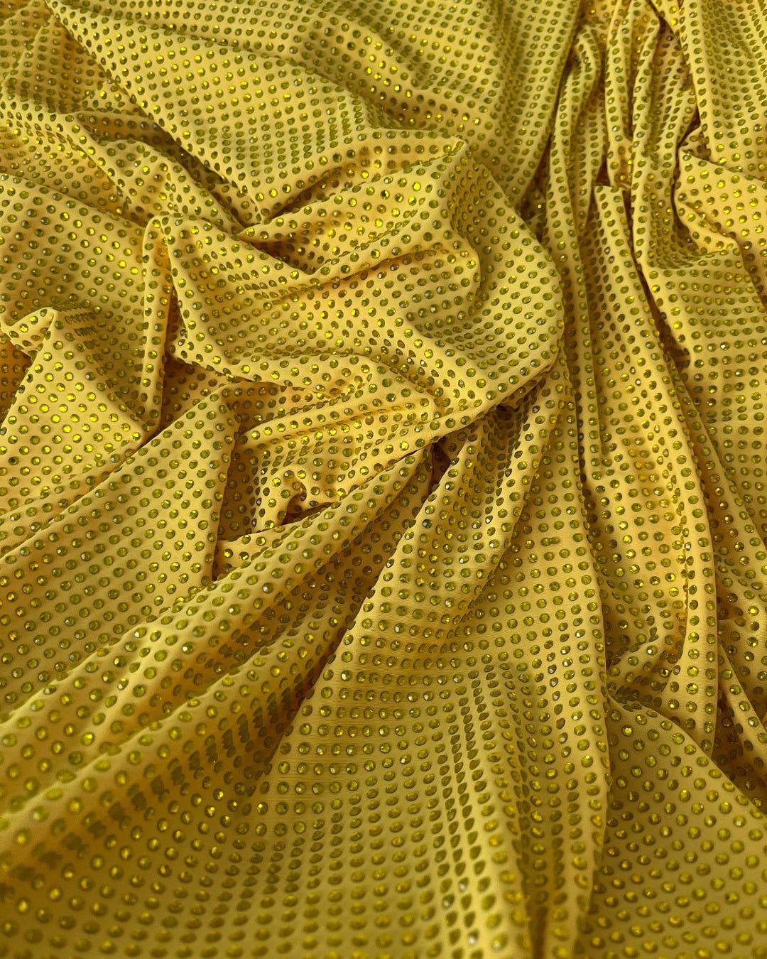 Citrine Crystal in Yellow Fabric - Atelier Rioux Fabric Store