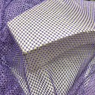 light violet swarovski crystal mesh fabric