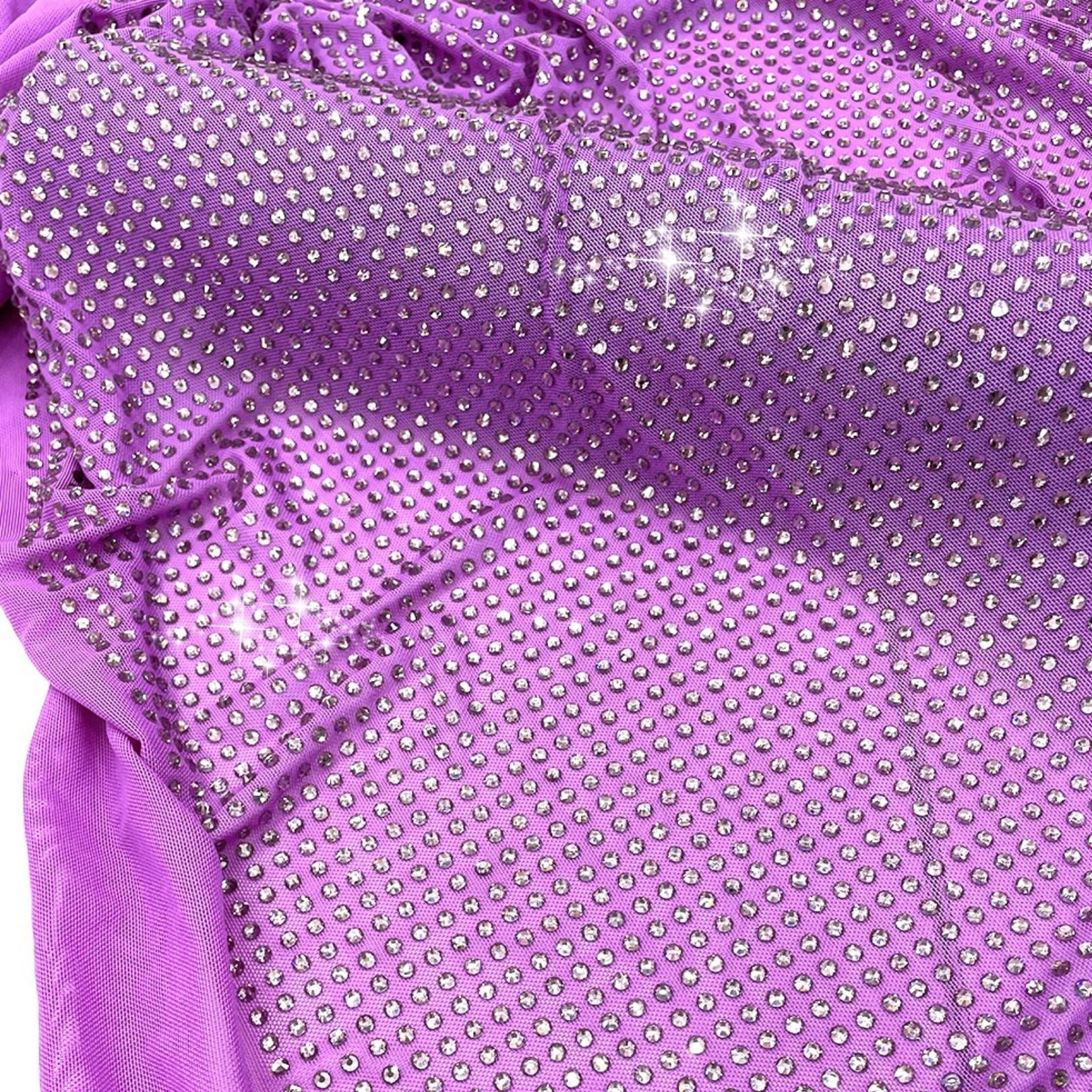swarovski crystal lycra fabric