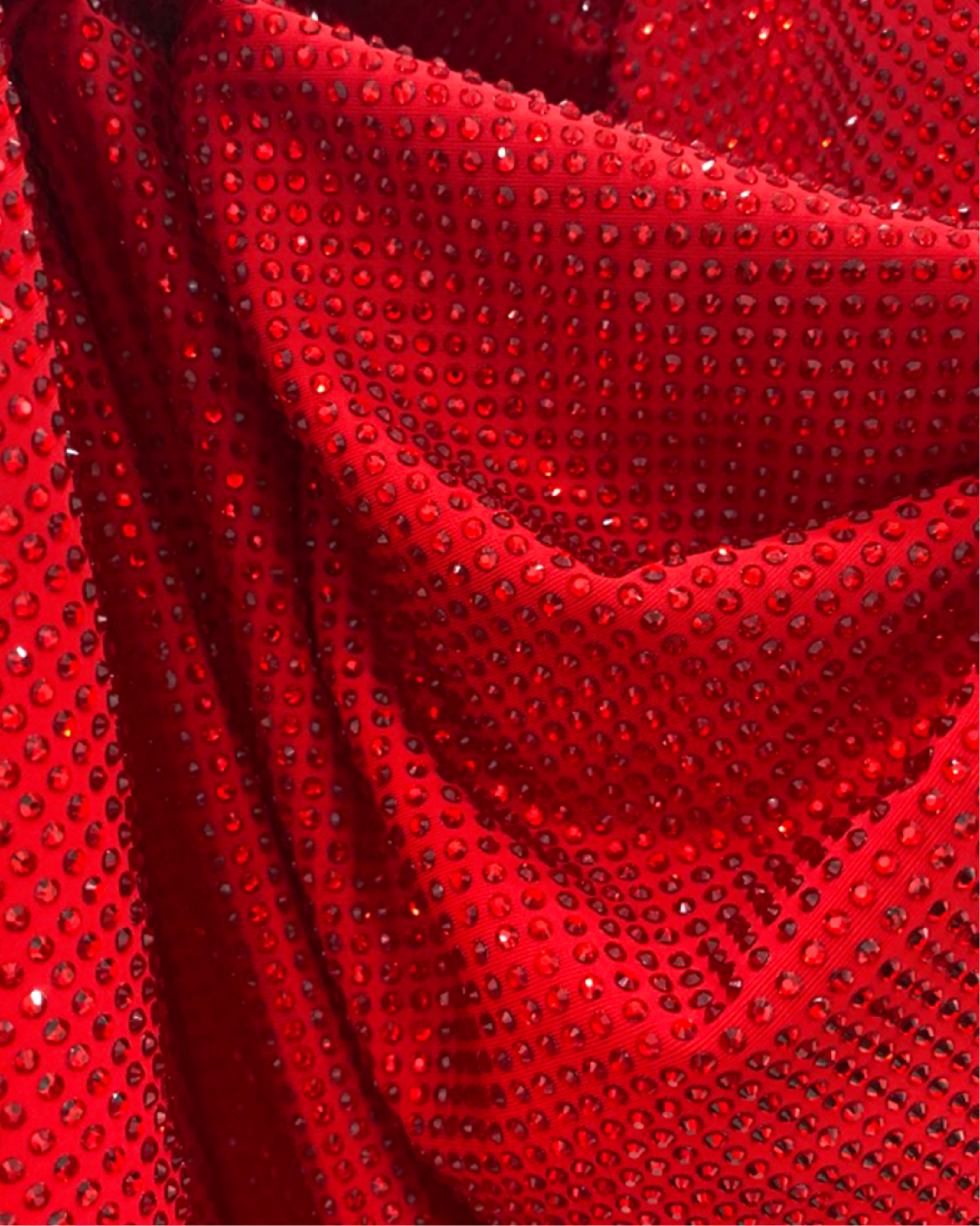 siam power mesh rhinestone luxury fashion fabric