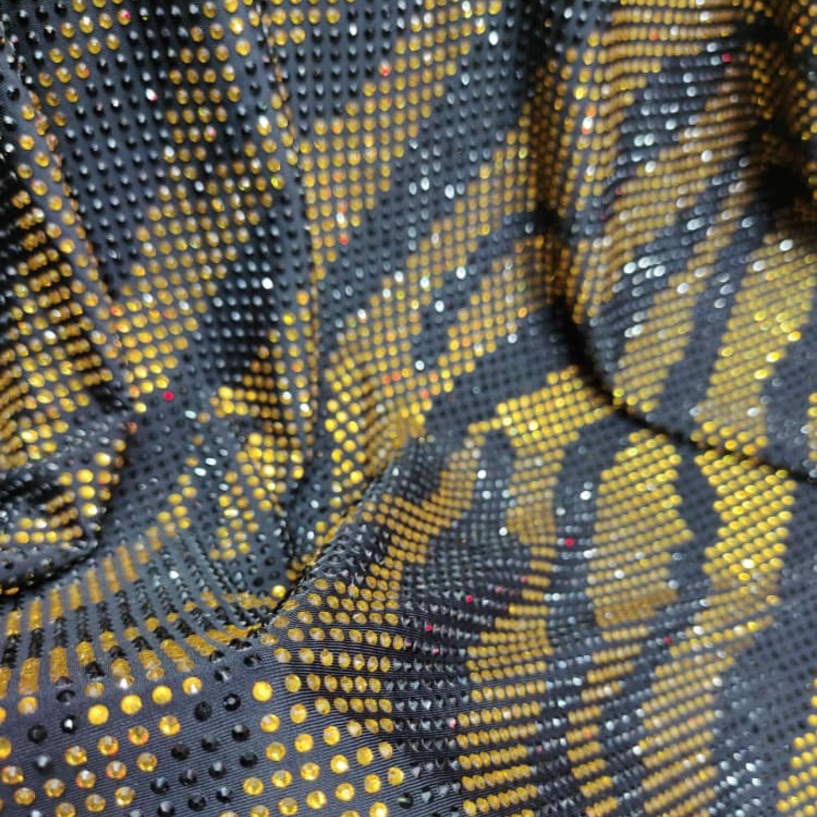 Crystal Tex | Zebra Light Topaz Print in Lycra – Atelier Rioux Fabric Store