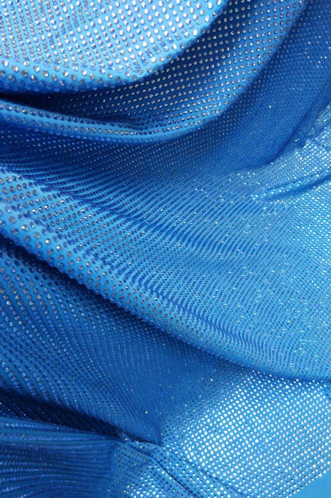 swarovski rhinestone crystal stretchable fabric