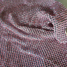 light rose crystal mesh swarovski fabric